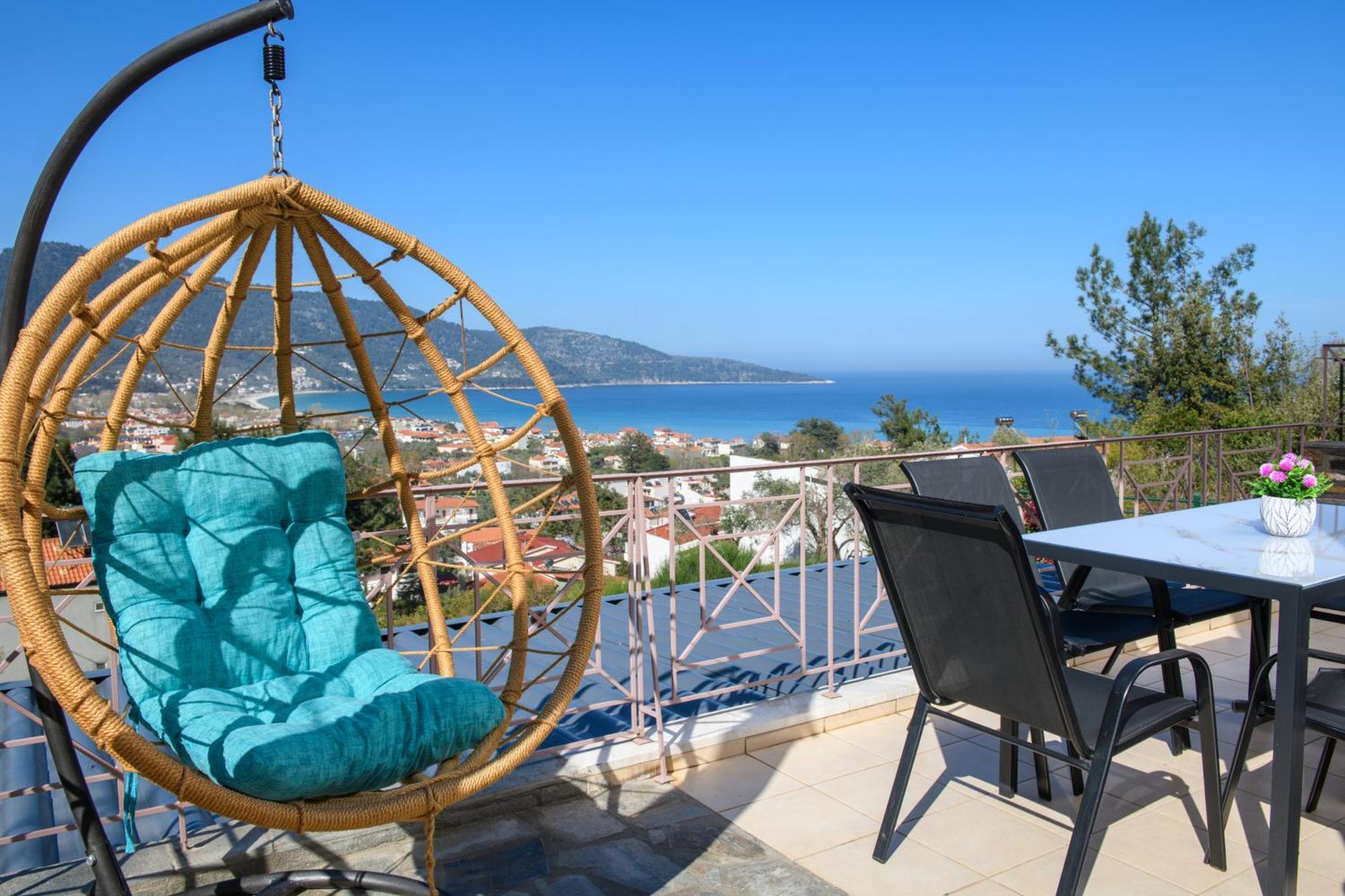 Villa Panorama Skala Potamia  Exteriér fotografie