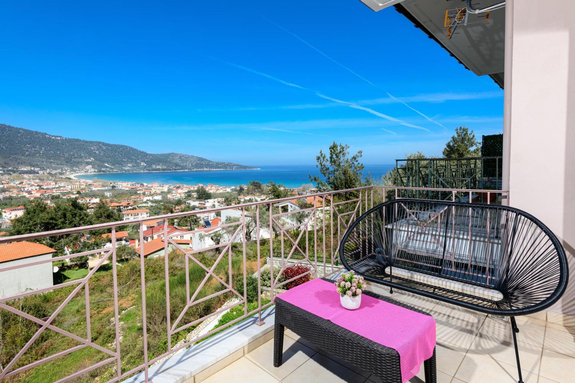Villa Panorama Skala Potamia  Exteriér fotografie